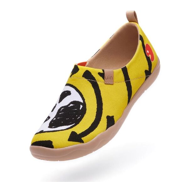 UIN Men's Loafers Painted Shoes Slip On Canvas Shoes(Recycle Toledo)NewNoBox - Picture 5 of 10